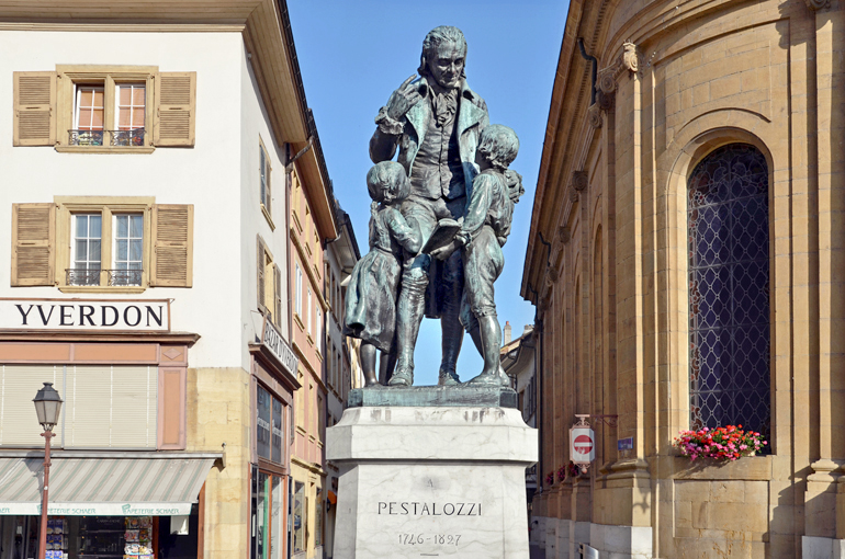 Monument à Pestalozzi de Karl Alfred Lanz